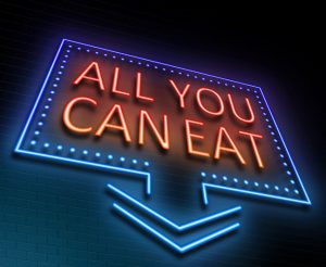 all you can eat, lack of planning in keyword and content
